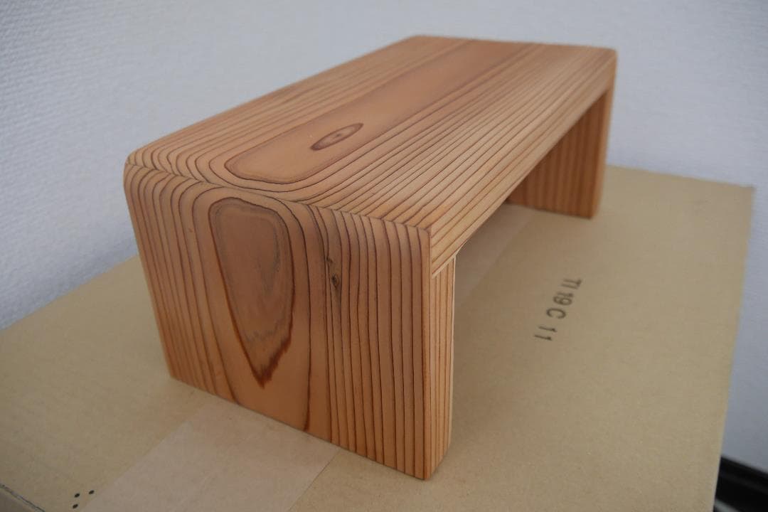 木製 踏み台、モニタ台、飾り台