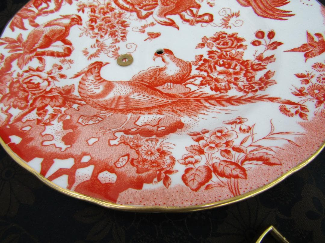 激レア　ロイヤルクラウンダービー　エイビスレッド 2段ケーキスタンド