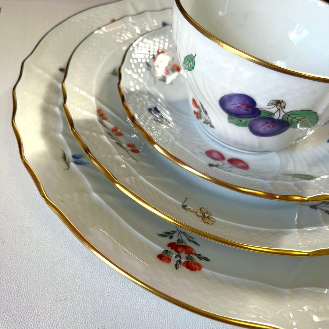 リチャードジノリ  ベッキオフルーツ  ペルージャ  4ピースセット　②