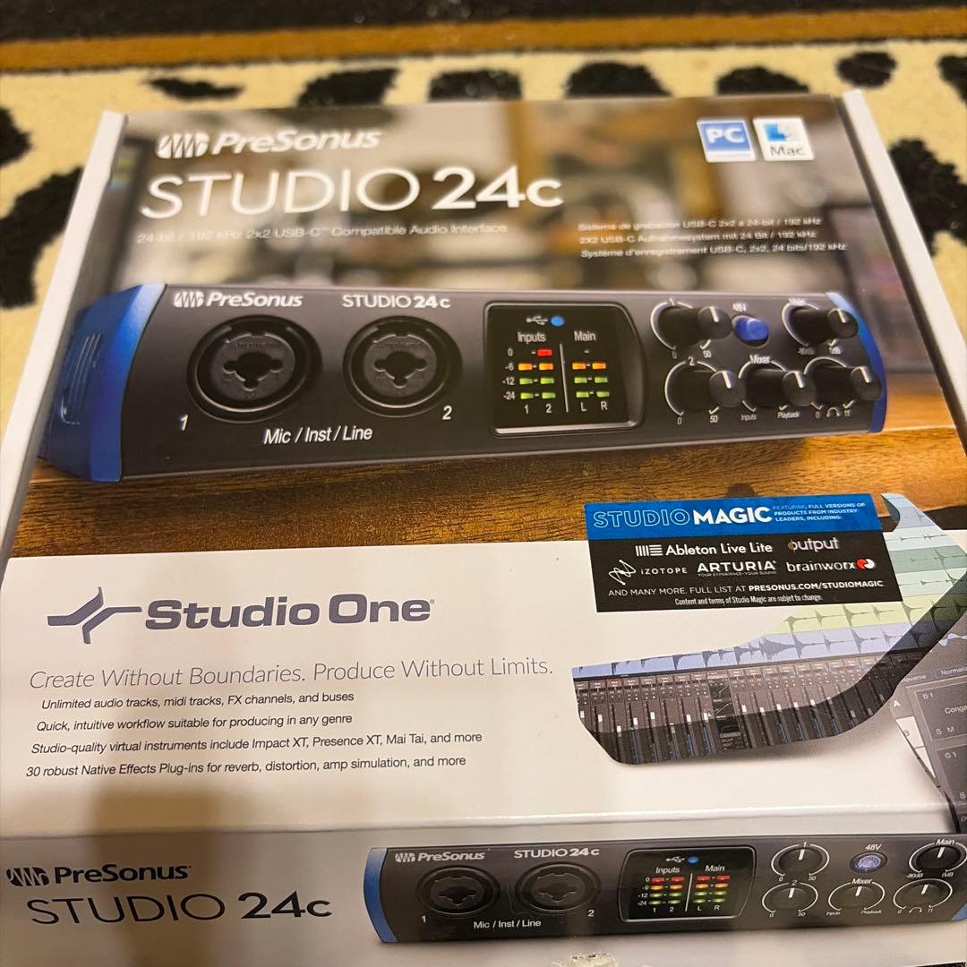 PreSonus STUDIO 24c オーディオインターフェイス　新品同様