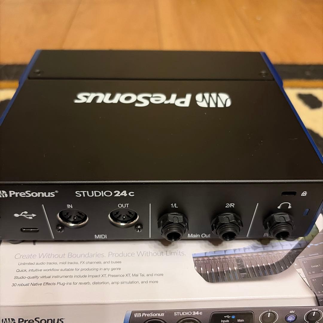 PreSonus STUDIO 24c オーディオインターフェイス　新品同様