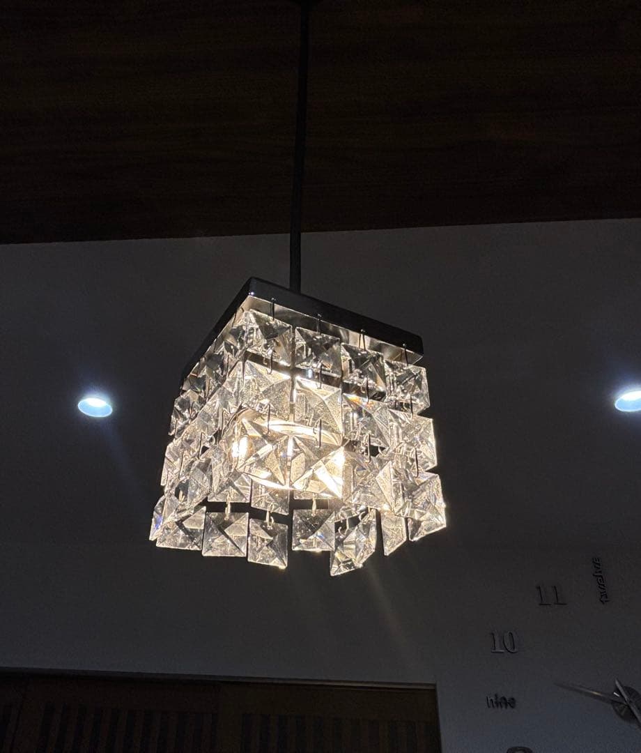 オーデリック　LEDペンダントライトOP 252 703BC スワロフスキー3個