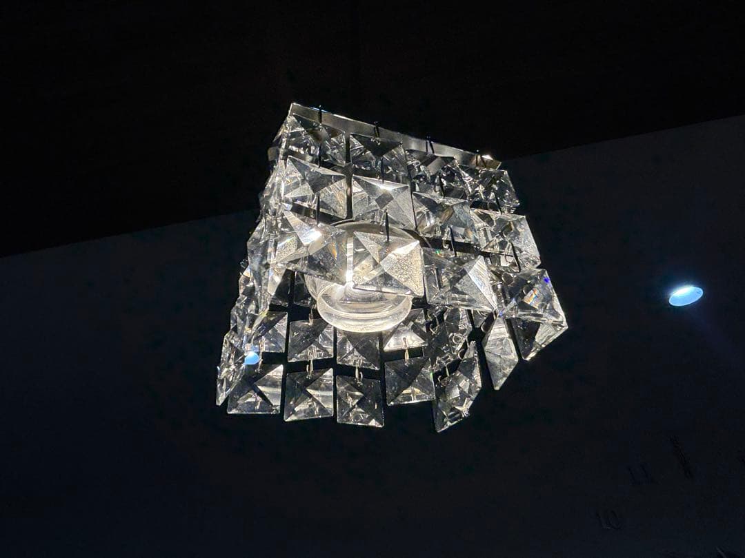 オーデリック　LEDペンダントライトOP 252 703BC スワロフスキー3個