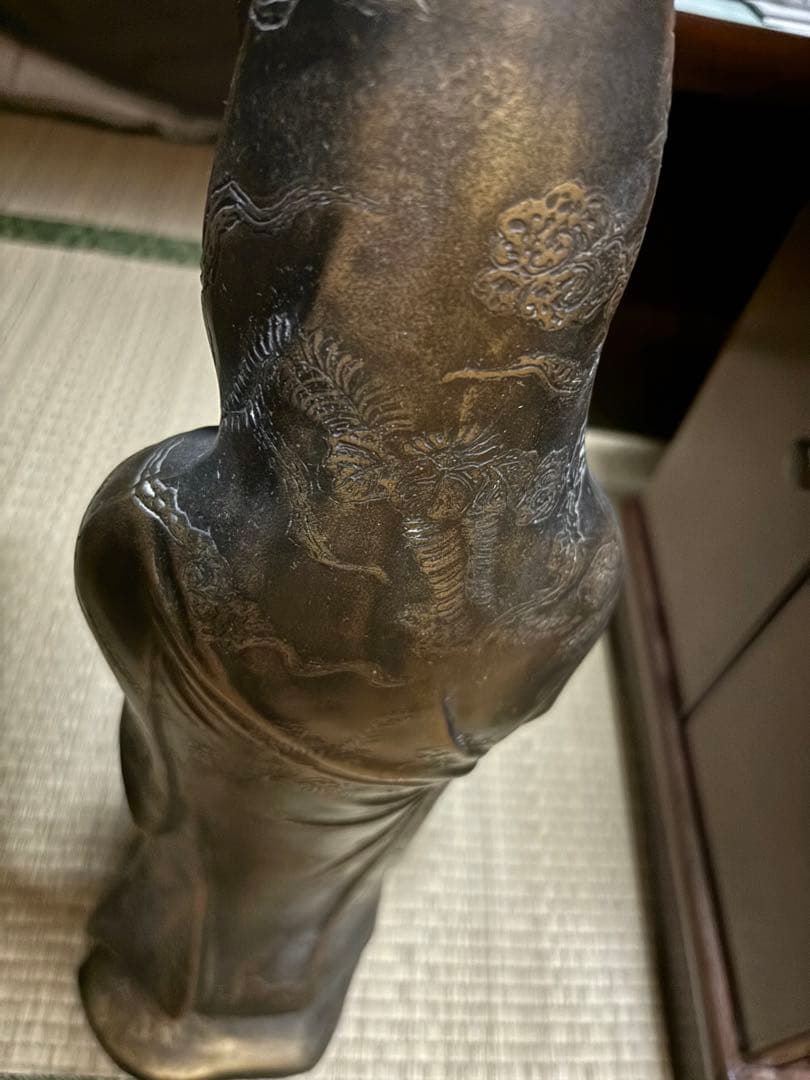 如来観音立像 大型　メタル製　アンティーク