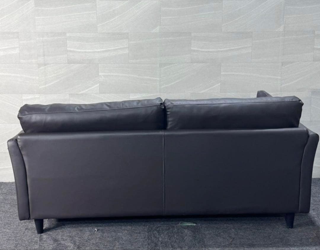 NITORI Sofa, Leather, 3-Seater, Loewen 2 - メルカリ