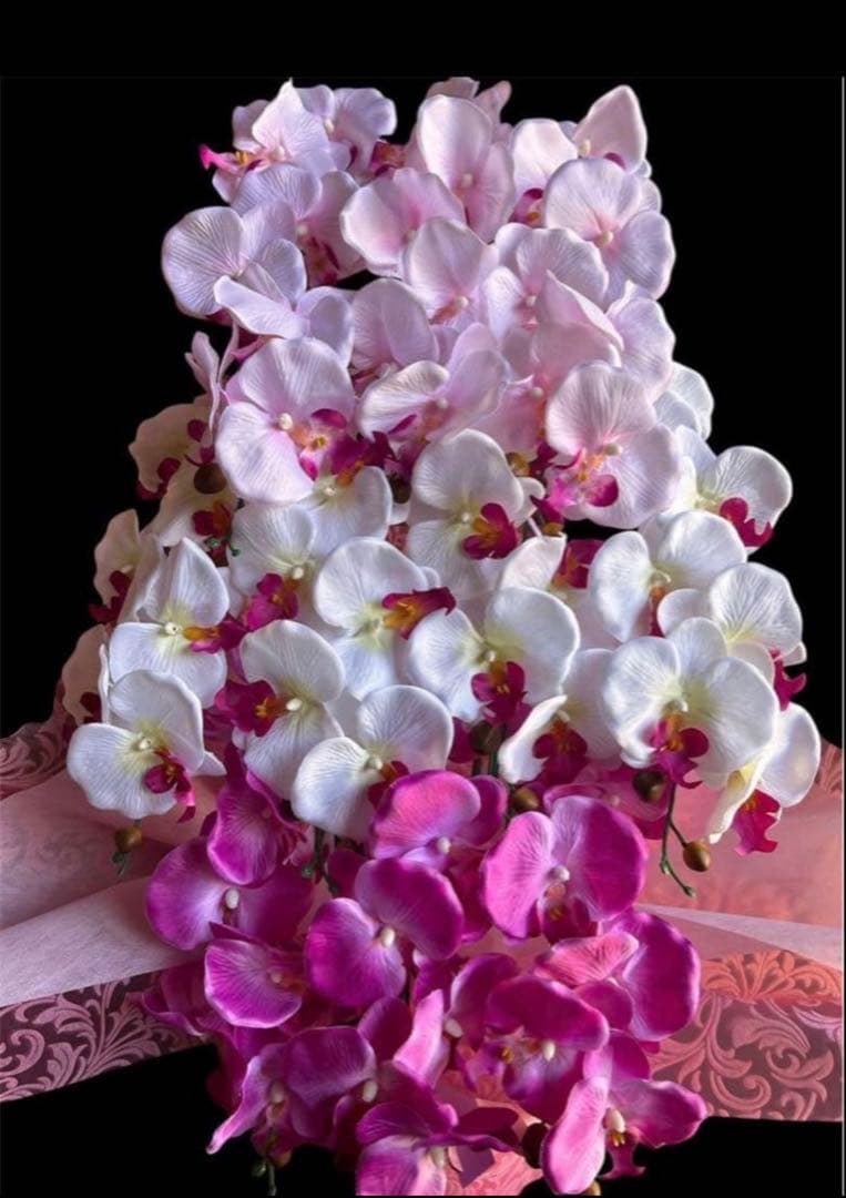 光触媒　人工観葉植物　ウォールグリーン　フェイクグリーン　胡蝶蘭8250tp