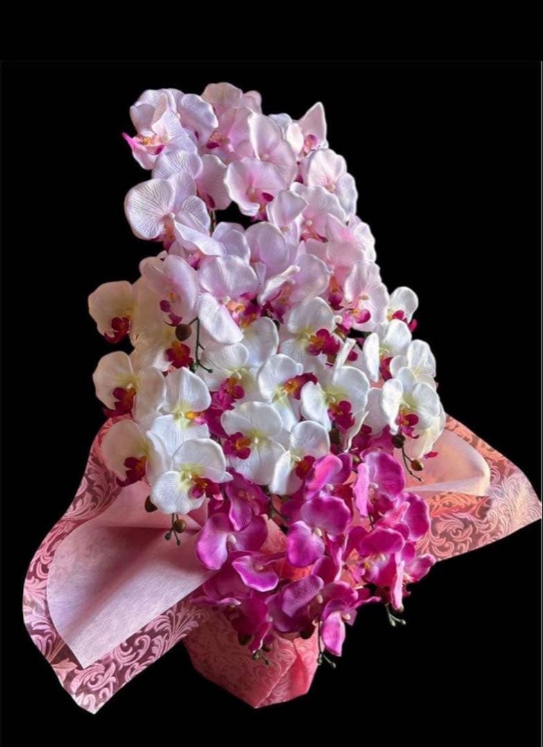 光触媒　人工観葉植物　ウォールグリーン　フェイクグリーン　胡蝶蘭8250tp