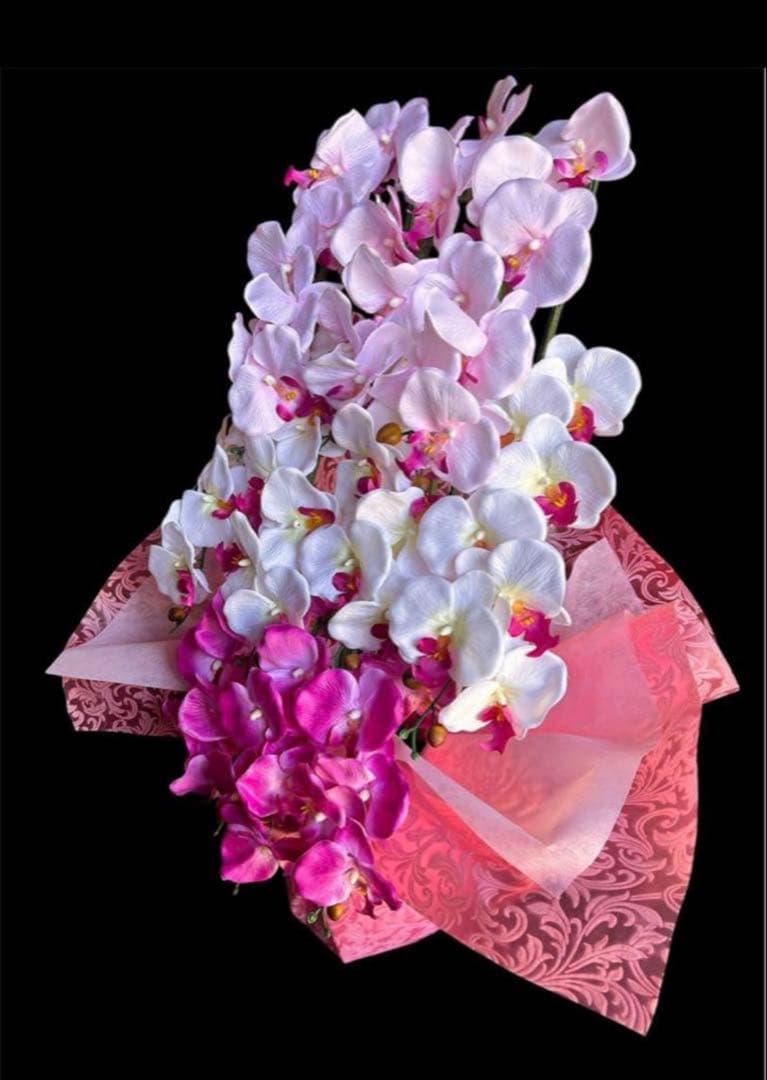 光触媒　人工観葉植物　ウォールグリーン　フェイクグリーン　胡蝶蘭8250tp