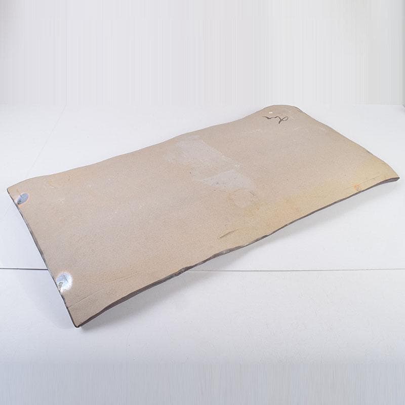 益子焼 堀越美紀作 自然釉 秋桜文 長皿 共箱 N 8681D - メルカリ