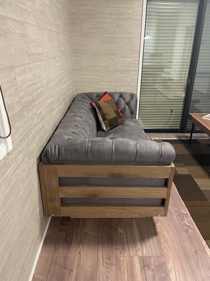 東馬 TOHMA プーリー 3Pソファ｜モデルハウス展示品｜2/28以降発送