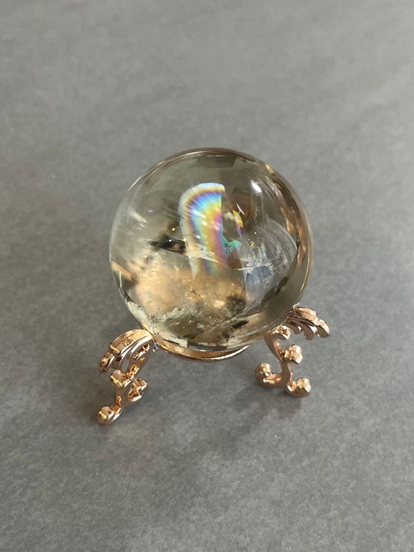 【高品質】シトリン　スフィア　4.2cm