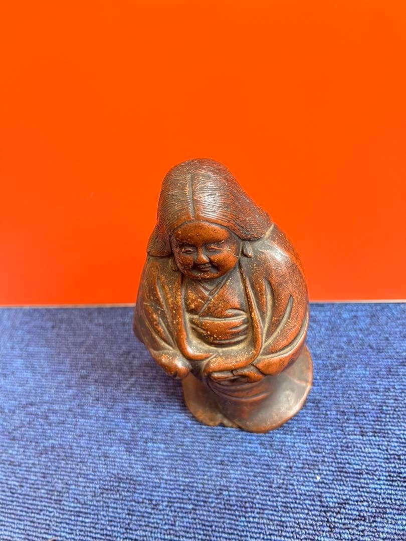 1152 お多福 おたふく 招福 縁起物 置物の通販はau PAY マーケット