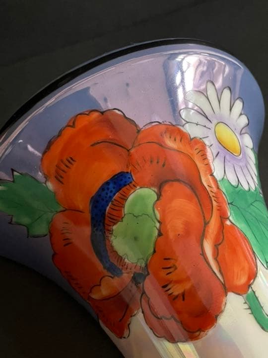 オールドノリタケ　壁掛け花生