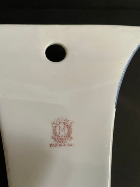 オールドノリタケ　壁掛け花生