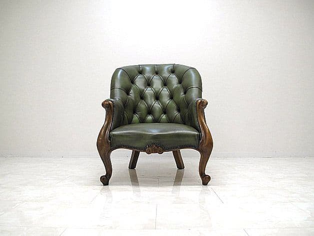 バロッサ バレンティ 「ホセフィナ」 本革 鋲打ち 1人掛けソファ 約60万円