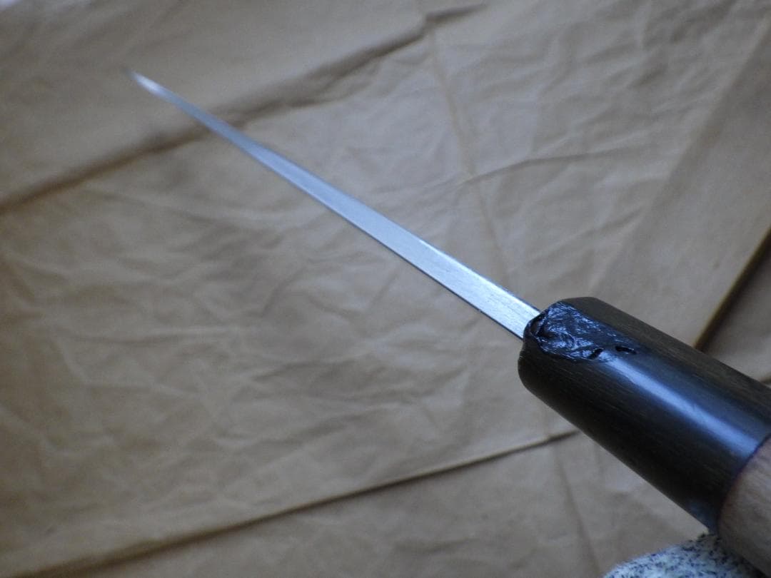 京都/有次★特製/柳刃刺身包丁刃渡尺１寸/日本鋼・別打★鞘付属