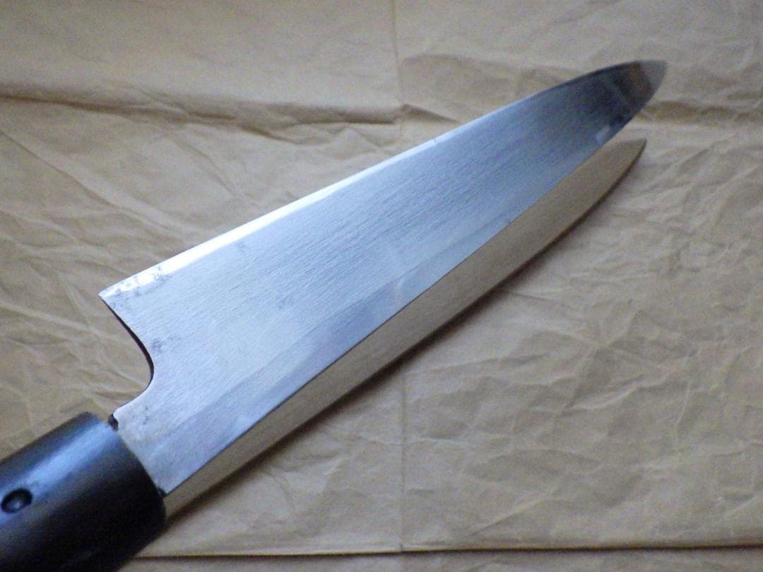 京都/有次★特製/柳刃刺身包丁刃渡尺１寸/日本鋼・別打★鞘付属