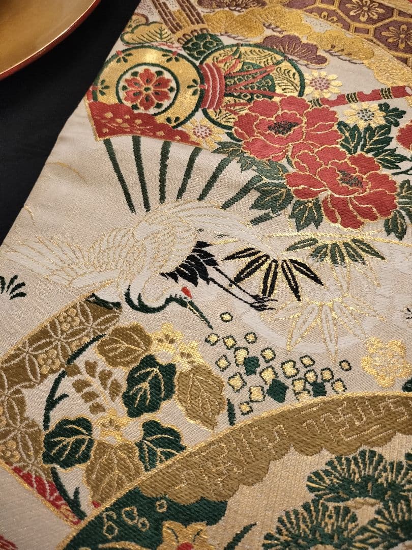 A932高級‼️ひな祭り‼️花嫁衣装帯‼️1m95cm - メルカリ