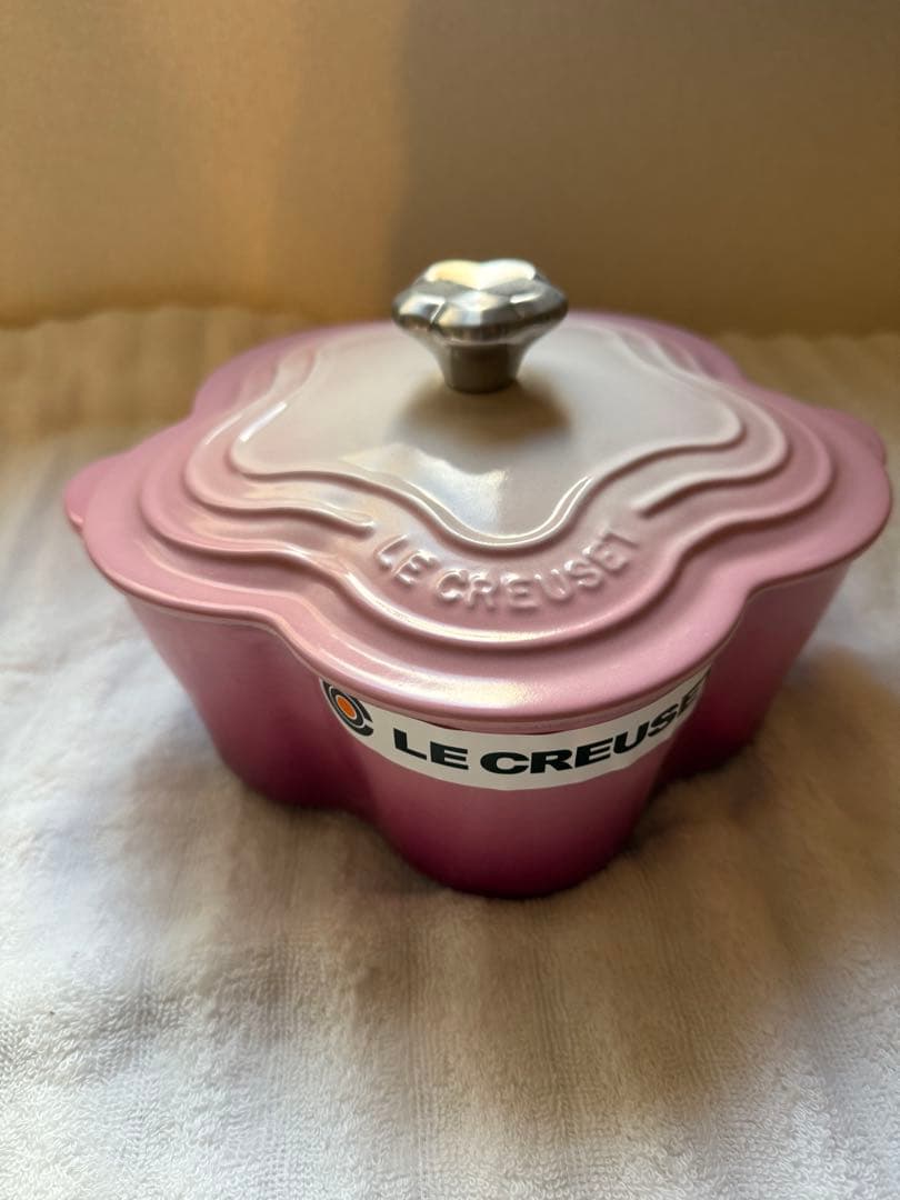 LE CREUSET ココットフルール ブーケピンク