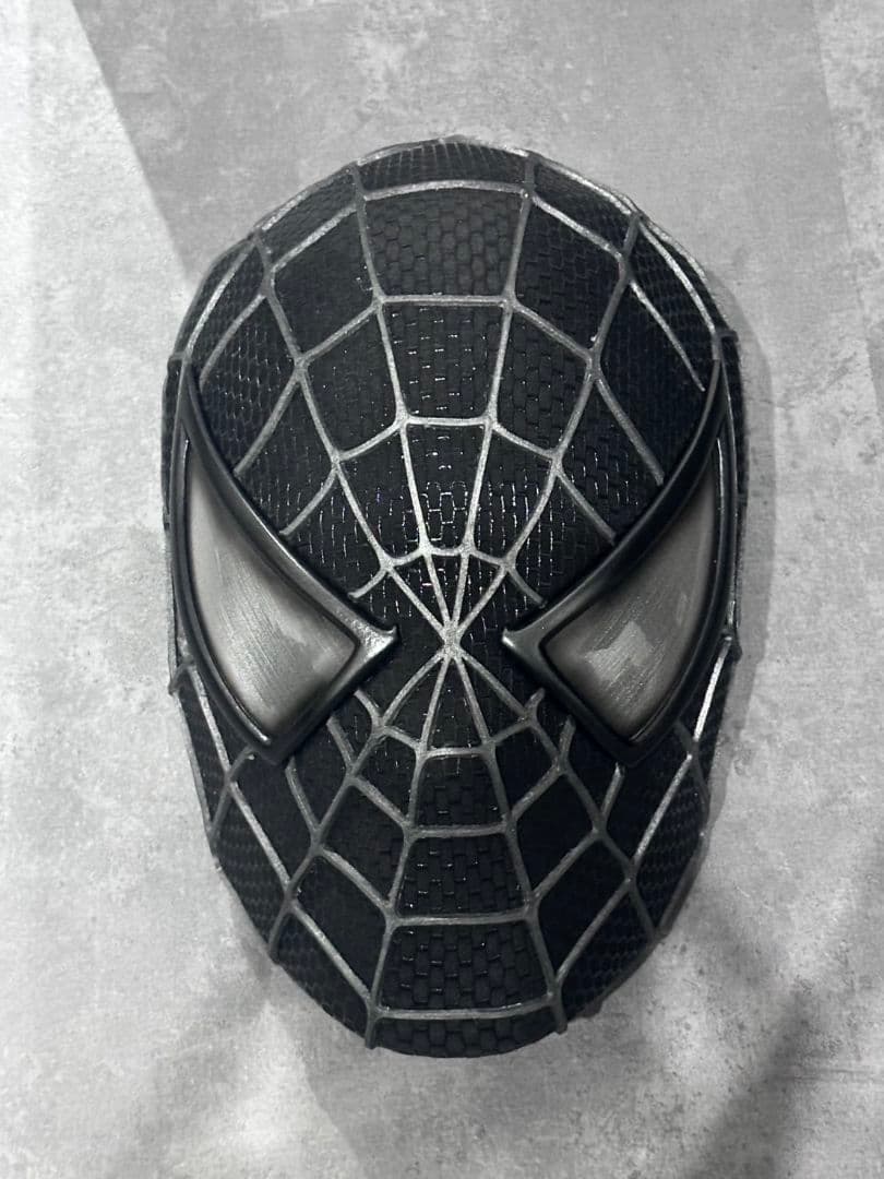 超激レア入荷】ブラックスパイダーマン 精巧マスク 1/1マーベル - メルカリ