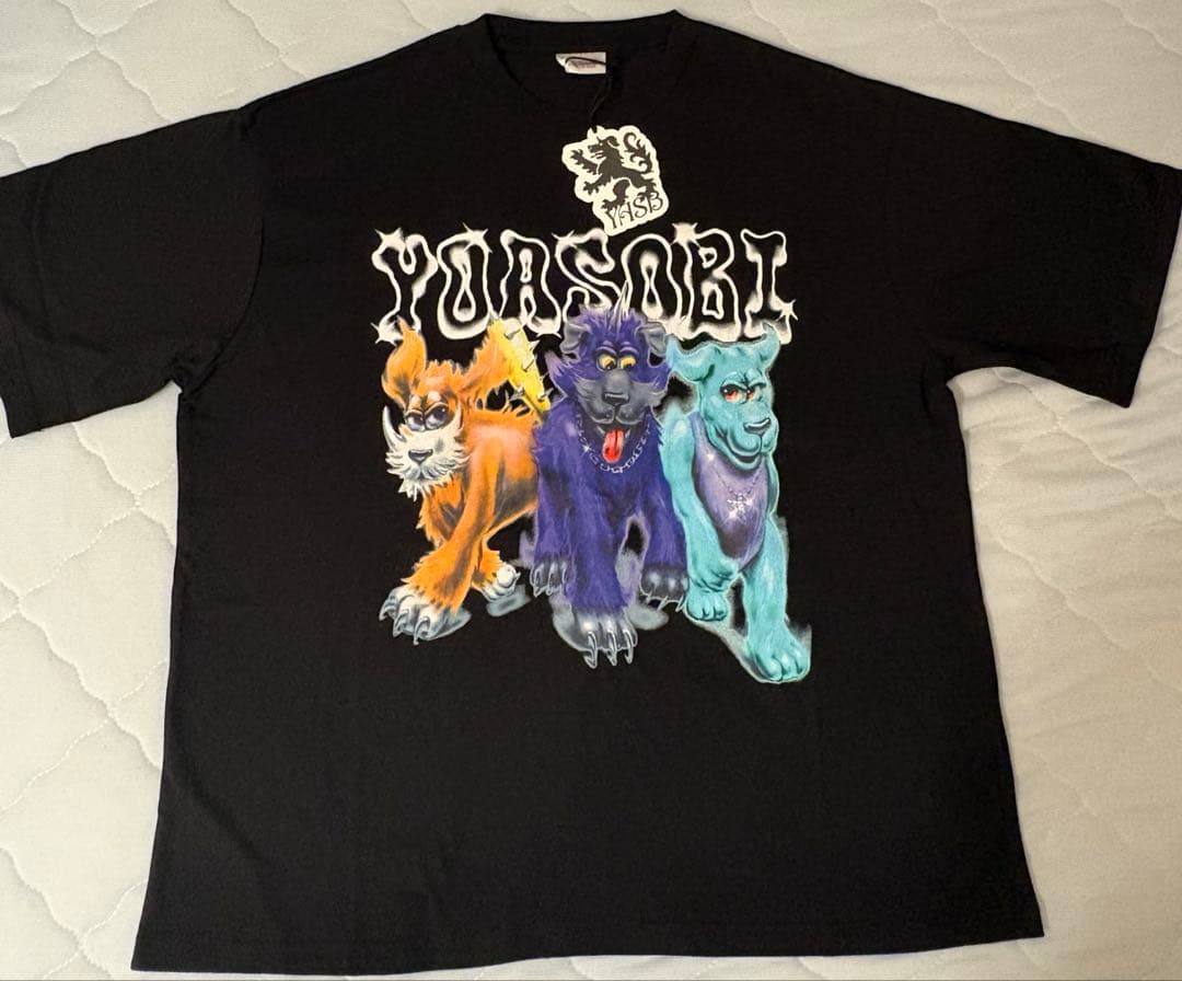 YOASOBI ワンダラ WAN!WAN! Tシャツ 黒 Mサイズ タグ付き - メルカリ