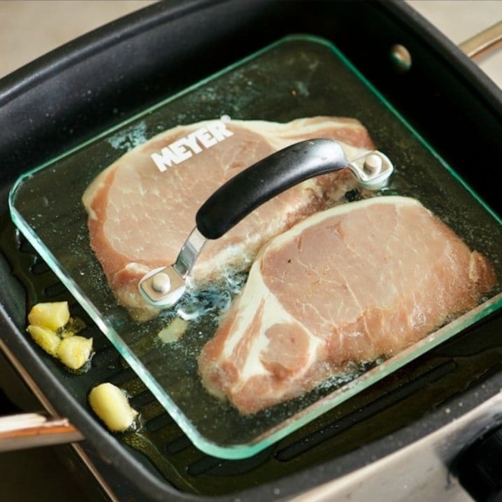 【極美品】マイヤー MEYER スクエアグリルパン 24cm IH対応