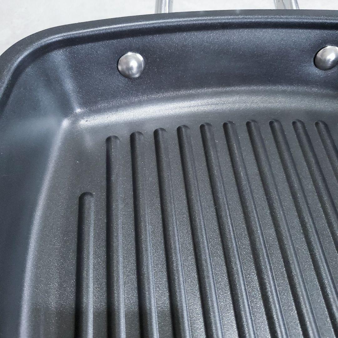 【極美品】マイヤー MEYER スクエアグリルパン 24cm IH対応