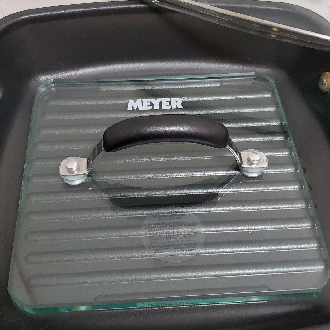【極美品】マイヤー MEYER スクエアグリルパン 24cm IH対応