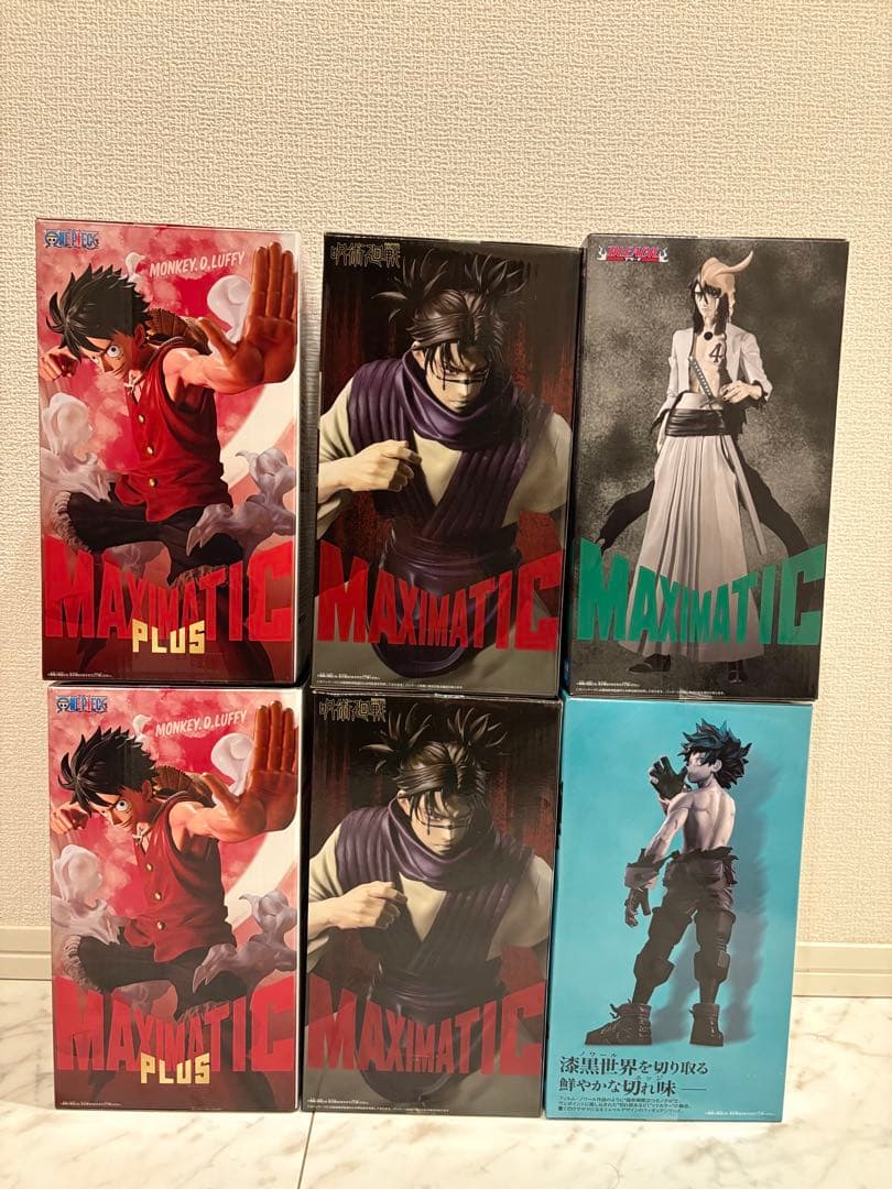 【新品未開封】フィギュア6体まとめ売り　 緑谷出久　ルフィ　脹相　ウルキオラ