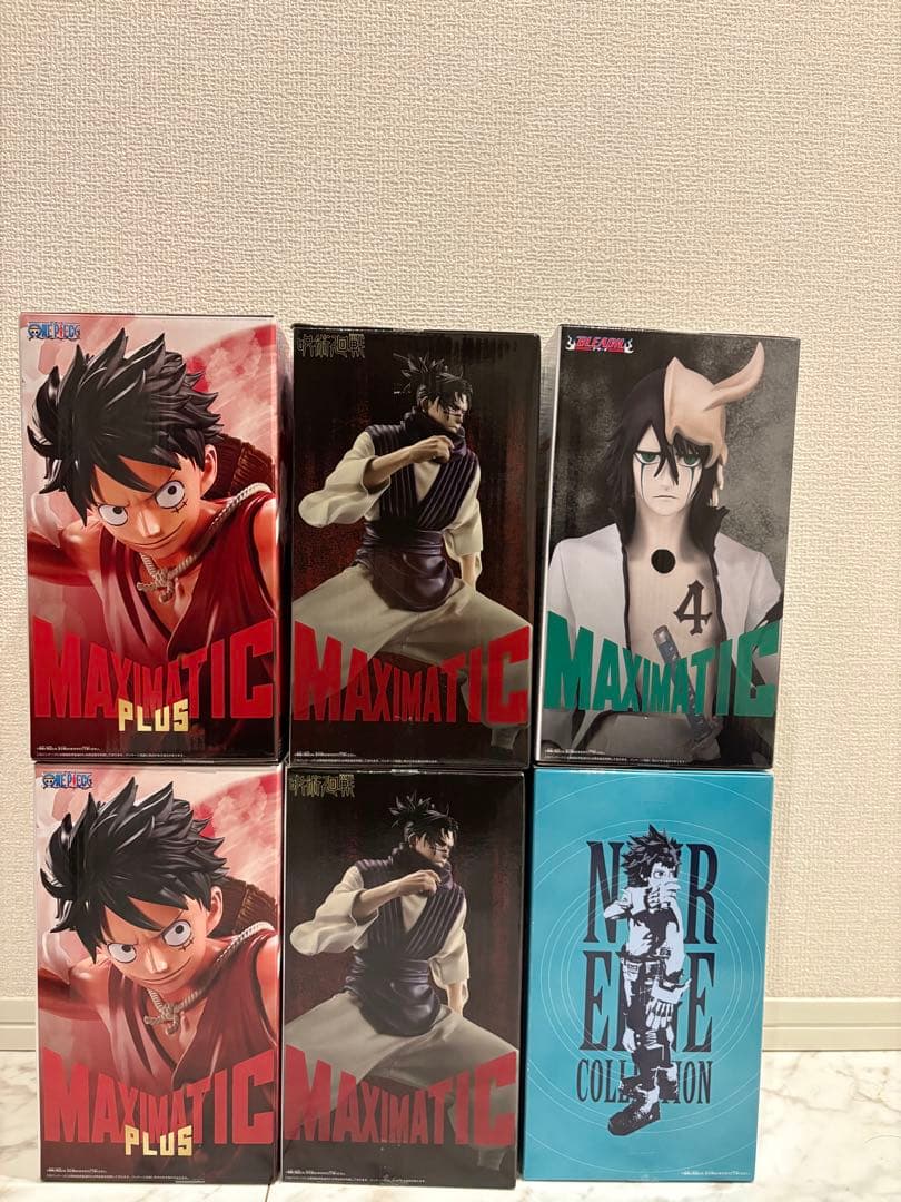 【新品未開封】フィギュア6体まとめ売り　 緑谷出久　ルフィ　脹相　ウルキオラ