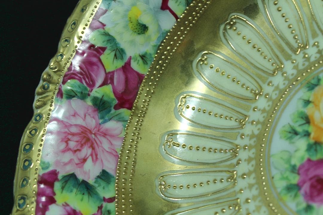 ◎【極希少品！】オールドノリタケ 黄金に輝く大型ボウル メープル