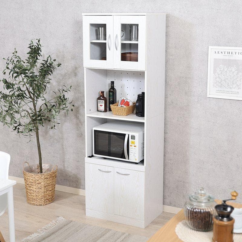 ハイキッチンボード 幅59×高さ180 オークホワイト [5139]