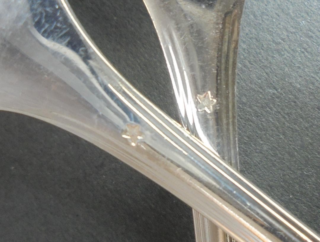 ☆仏蘭西高級銀器☆クリストフルシルバー ケーキフォーク2本セット