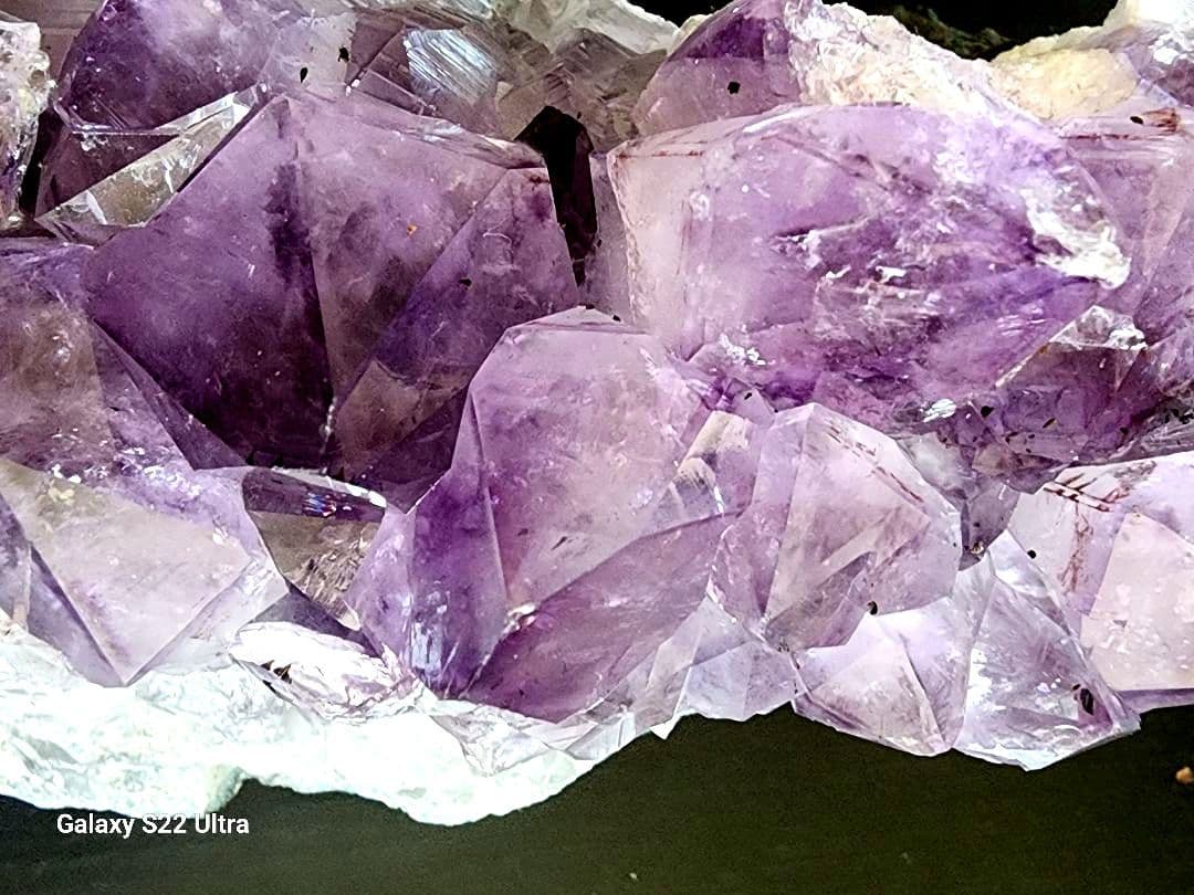 ブラジル産アメジスト 自然石 約30cm