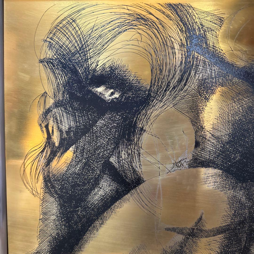 ★エミリオ・グレコ作　エッチング（レプリカ）額装