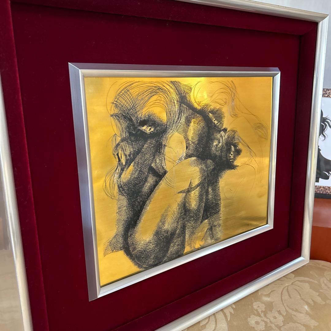 ★エミリオ・グレコ作　エッチング（レプリカ）額装