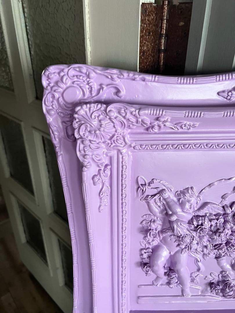 SALE!天使がついた大きな鏡＊ゴシック＊リメイクにも