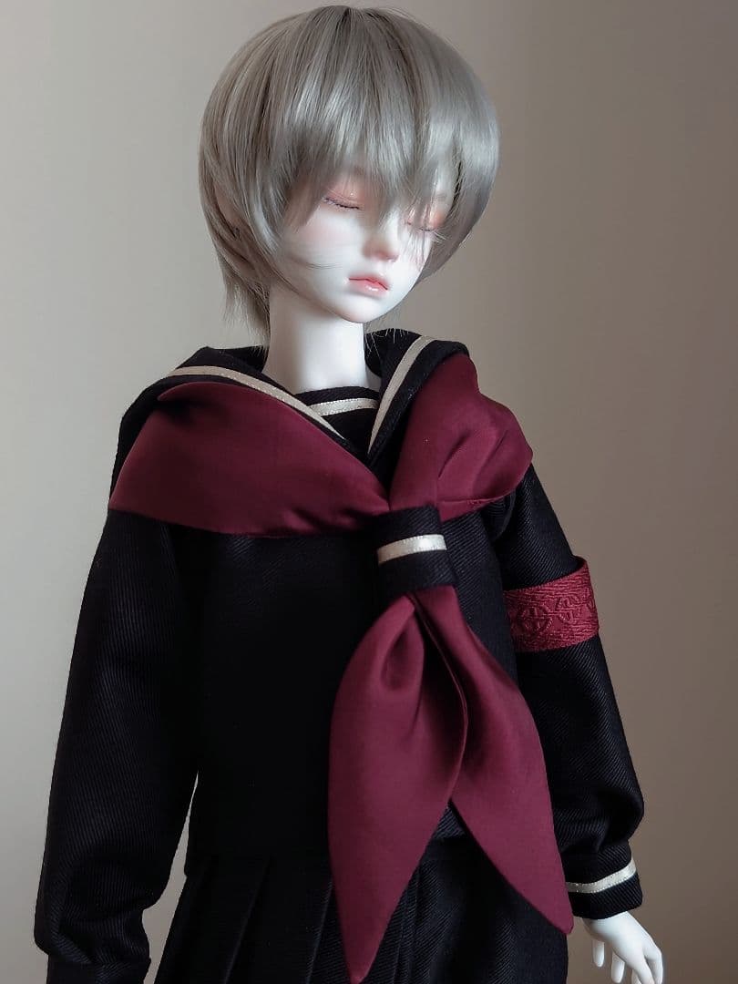 ドール用　衣装(ブラック)　アウトフィット　1/4サイズ　ハンドメイド