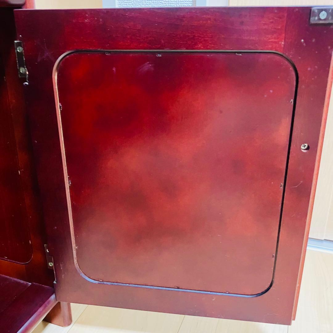 ✨美品✨ カリモク karimoku 木製 電話台 FAX台 キャビネット飾り棚