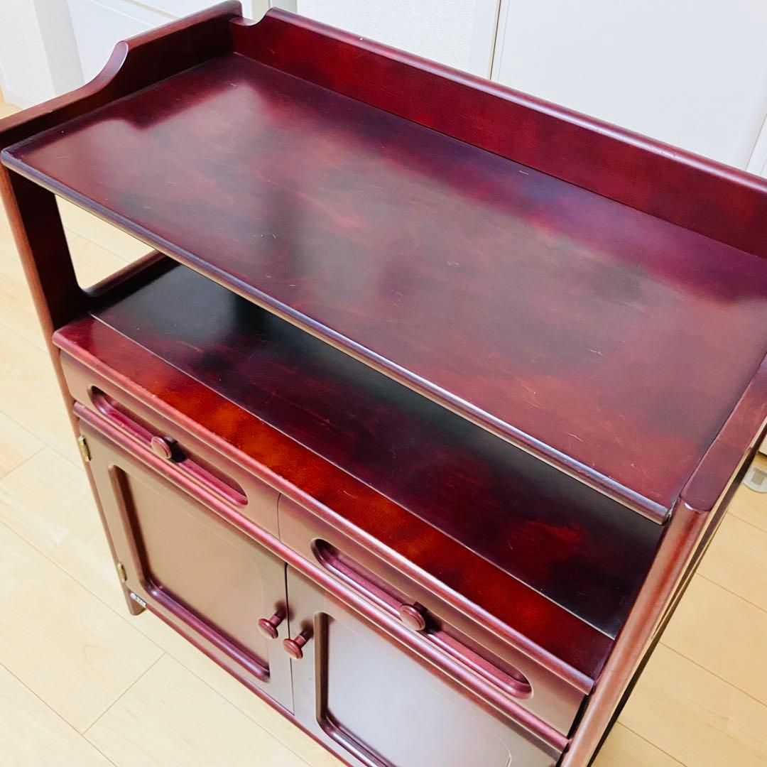 ✨美品✨ カリモク karimoku 木製 電話台 FAX台 キャビネット飾り棚