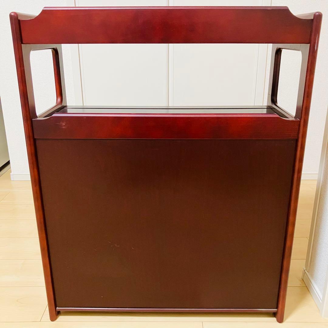 ✨美品✨ カリモク karimoku 木製 電話台 FAX台 キャビネット飾り棚