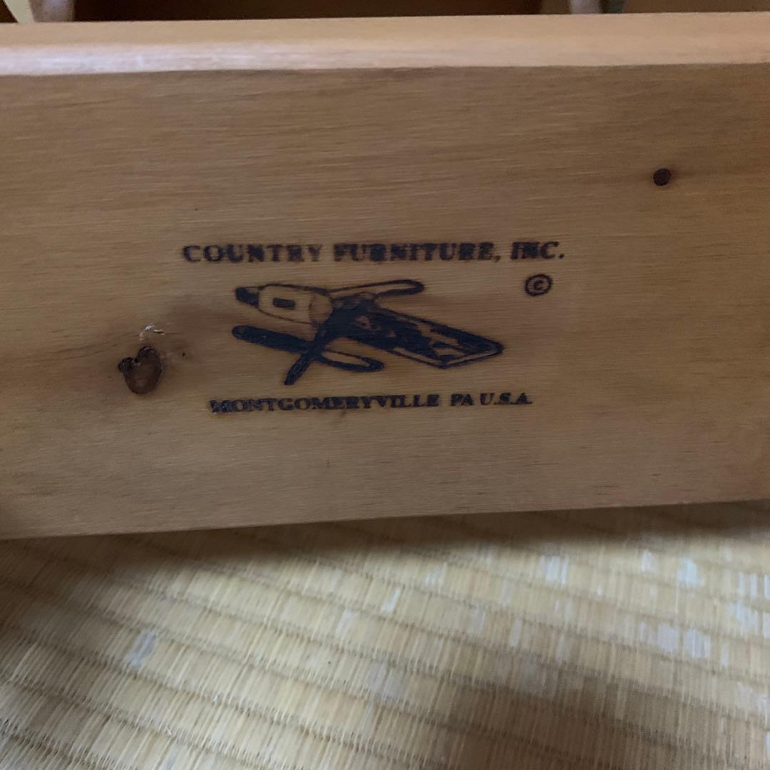 カントリーファニチャー　ハートのサイドテーブル