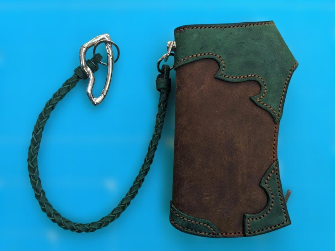 バイカーズウォレット右ポケット長財布