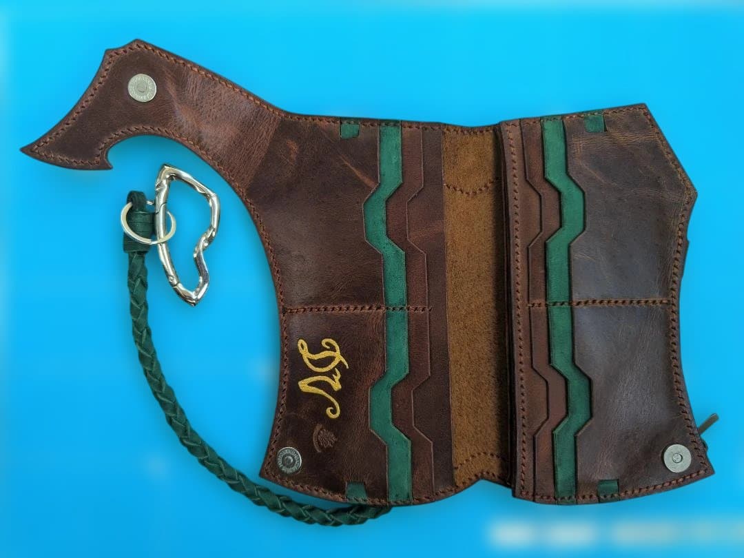 バイカーズウォレット右ポケット長財布