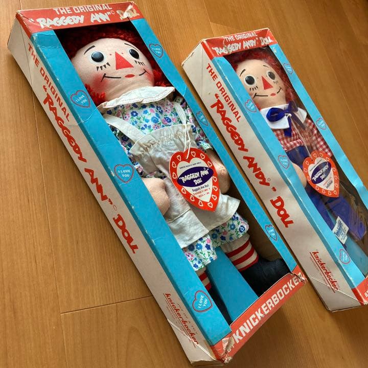 激レア 箱入り ラガディ アン＆アンディ ヴィンテージ ペア ドール