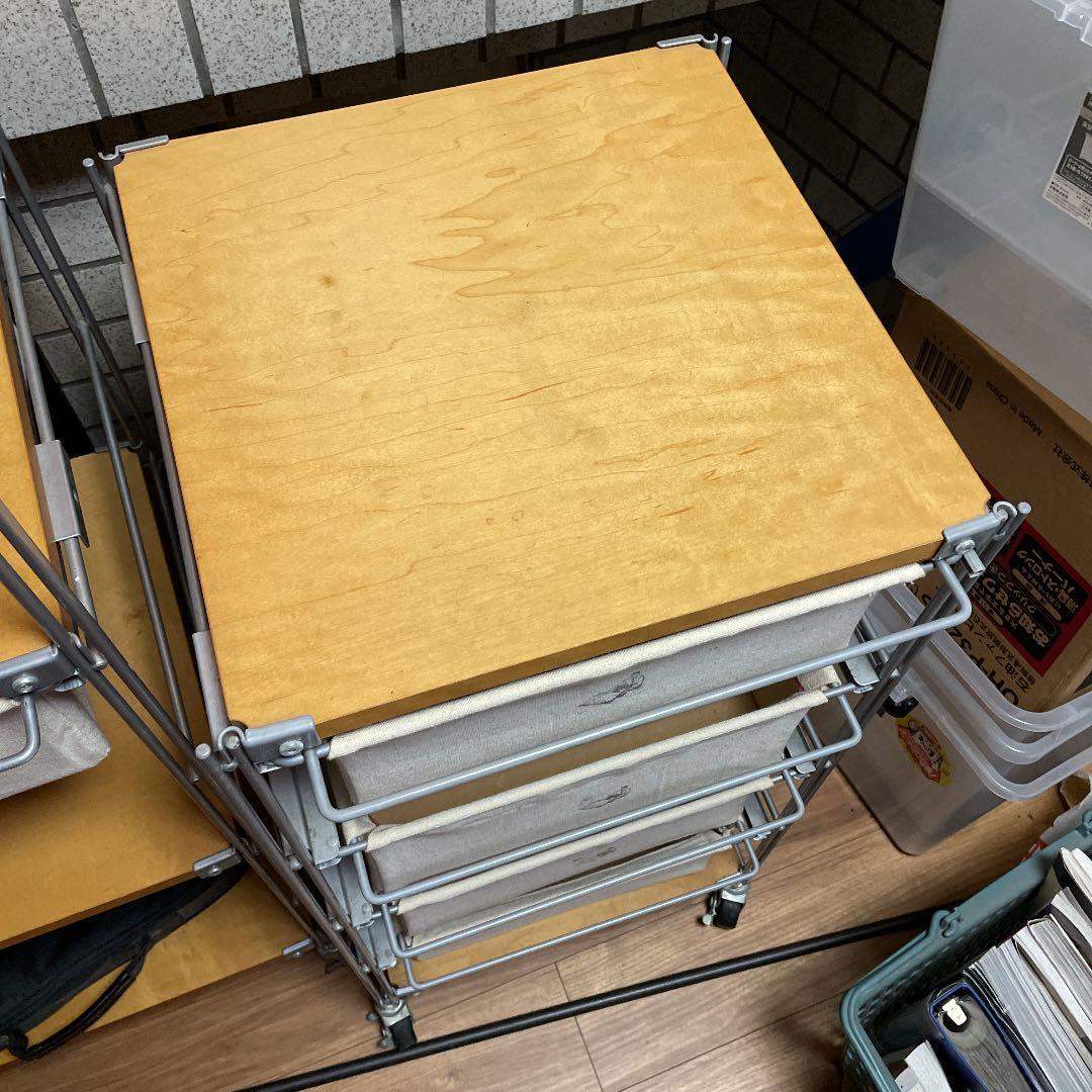 無印良品　ラック シェルフ　帆布　カスタム品