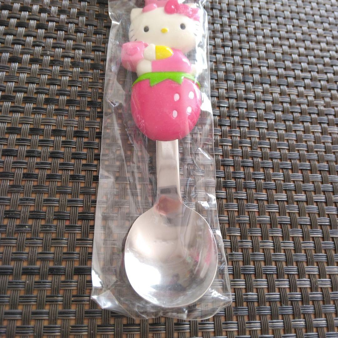 ハローキティ マスコットイチゴ型スプーン サンリオ2004年製