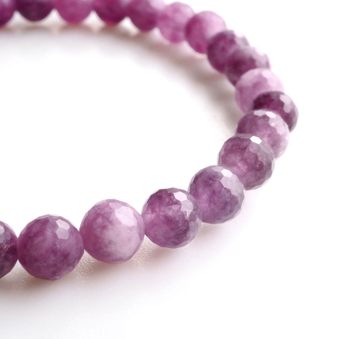 【❄︎ミント❄︎】天然琥珀バルティックアンバーのゴムブレスレット