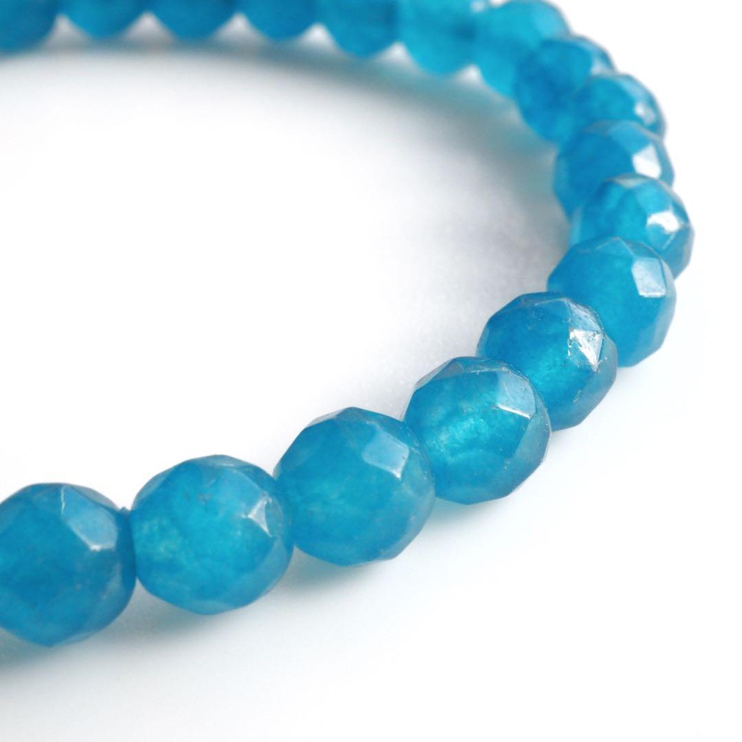 【❄︎ミント❄︎】天然琥珀バルティックアンバーのゴムブレスレット