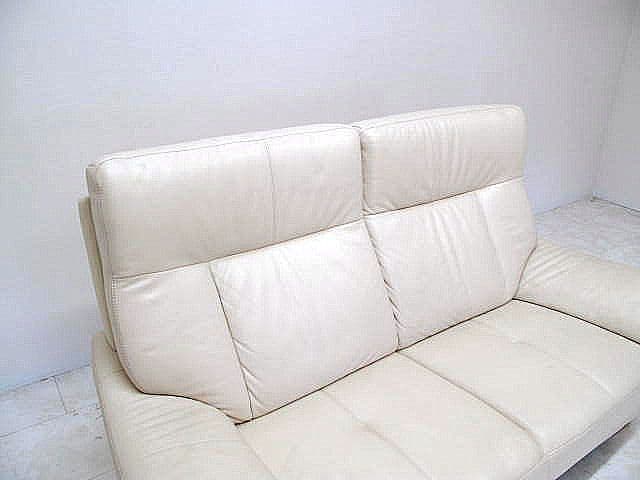 展示品】カリモク チターノ「 Z115」 本革2人掛けソファ ラブソファ